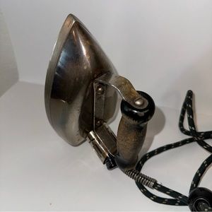 Vintage Simplex Sparten 1961 Electric Iron With Rest Plate